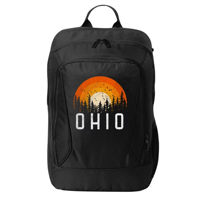 Ohio Gift Retro Style Vintage 70s 80s 90s Gift City Backpack