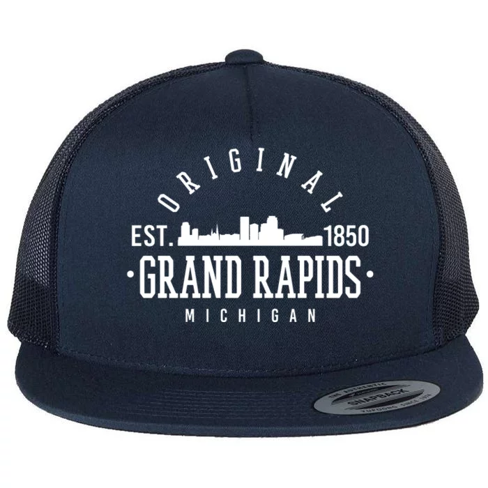 Original Grand Rapids Michigan Flat Bill Trucker Hat