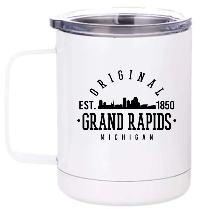 Original Grand Rapids Michigan Front & Back 12oz Stainless Steel Tumbler Cup