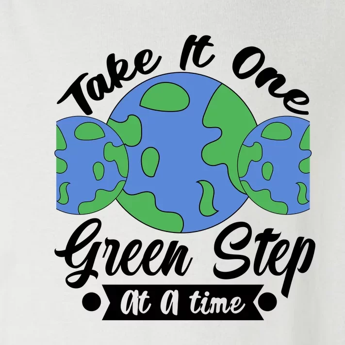 One Green Step At A Time Toddler Long Sleeve Shirt