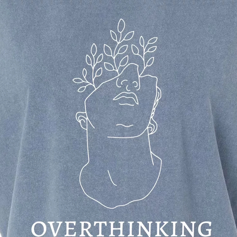 Overthinking Greek Statue Dark Academia Garment-Dyed Women's Muscle Tee