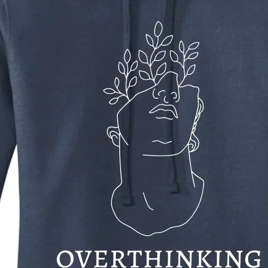 Overthinking Greek Statue Dark Academia Women's Pullover Hoodie