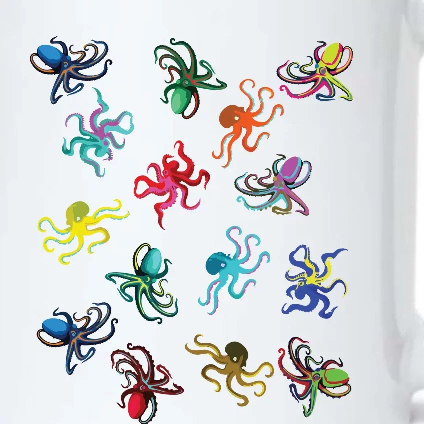 Octopus Gift Tee Octopus Tee Black Color Changing Mug