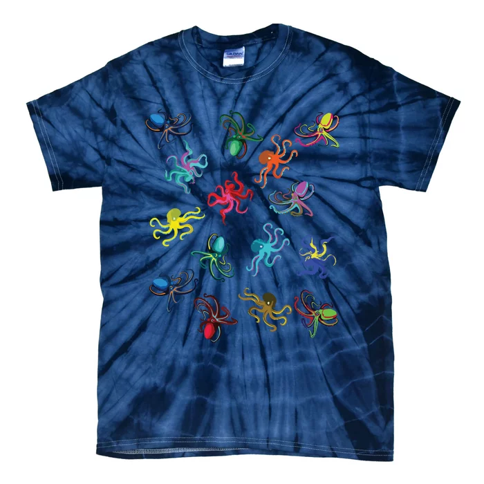 Octopus Gift Tee Octopus Tee Tie-Dye T-Shirt