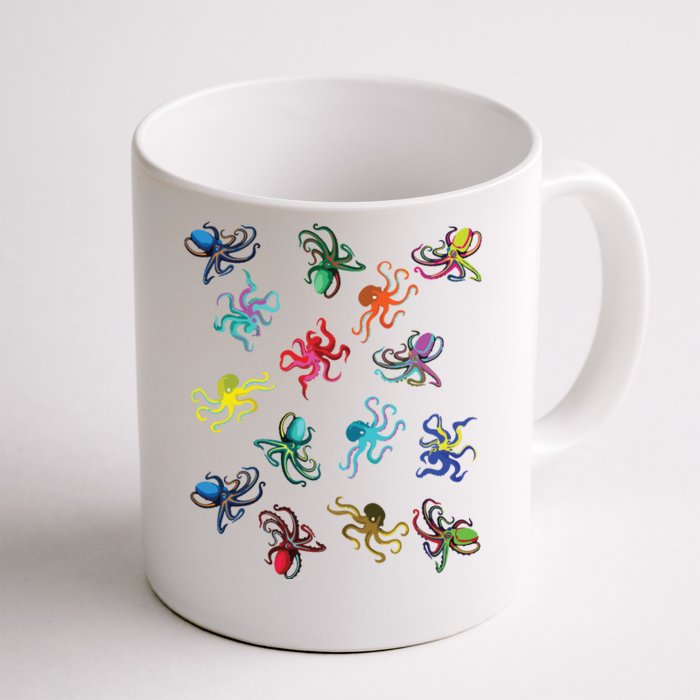 Octopus Gift Tee Octopus Tee Front & Back Coffee Mug