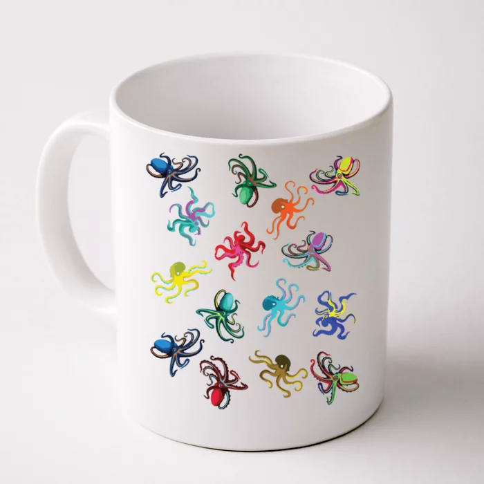 Octopus Gift Tee Octopus Tee Front & Back Coffee Mug