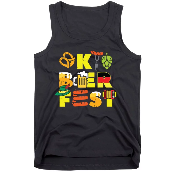 Oktoberfest German Things Cute Bavarian Festival Tank Top