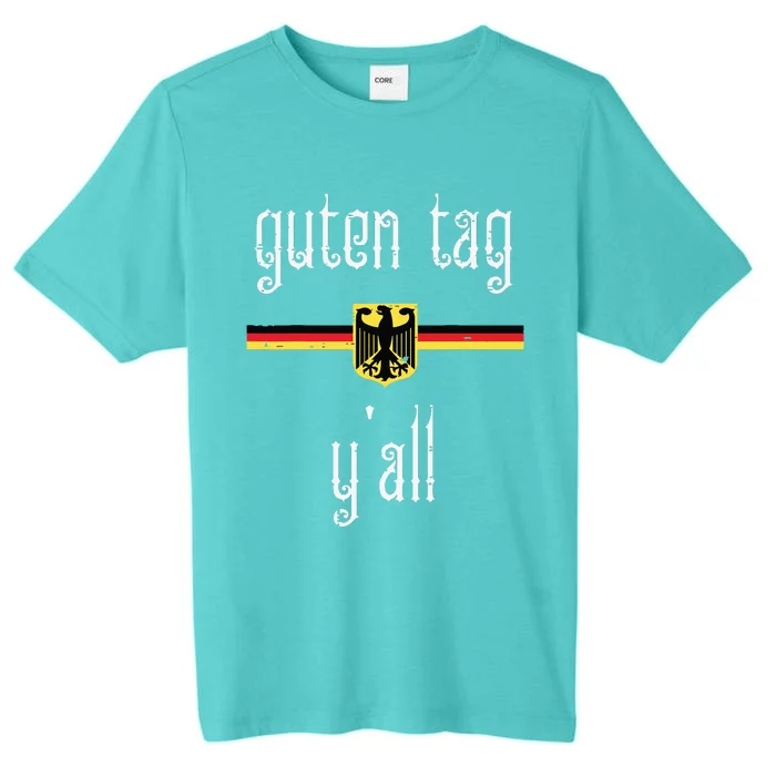 Oktoberfest Guten Tag Yall German Flag Eagle ChromaSoft Performance T-Shirt