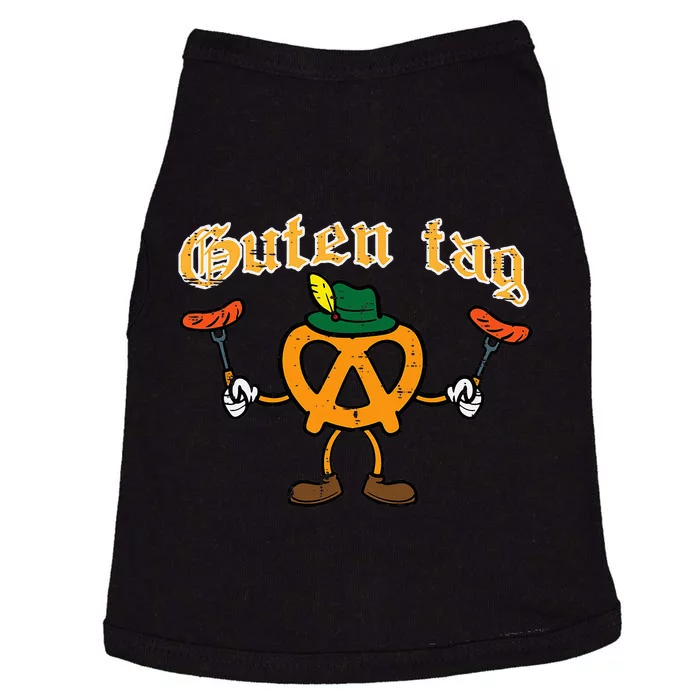 Oktoberfest Guten Tag Pretzel Sausages German Doggie Tank