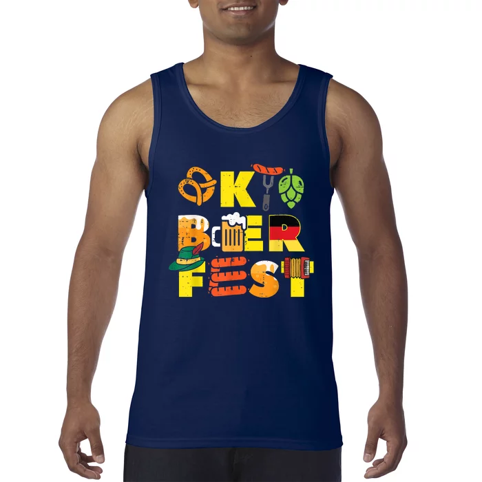 Oktoberfest German Things Cute Bavarian Festival Women Tank Top