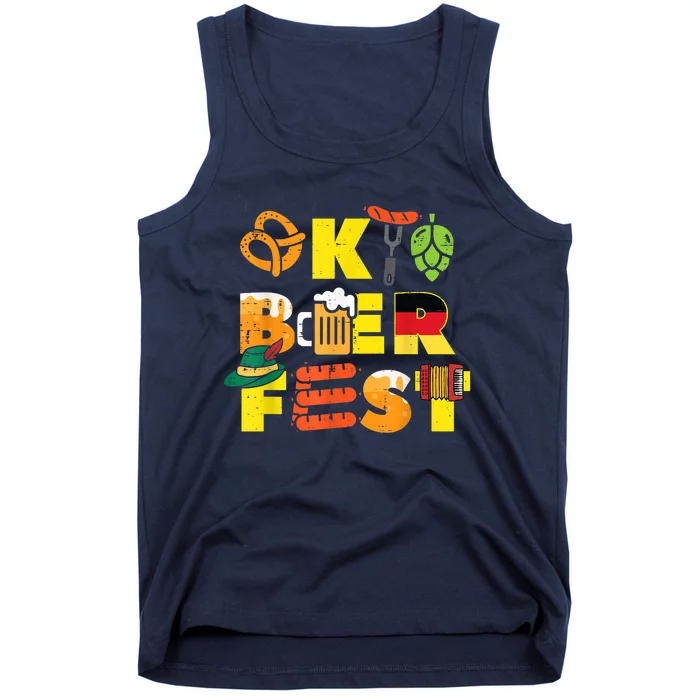 Oktoberfest German Things Cute Bavarian Festival Women Tank Top