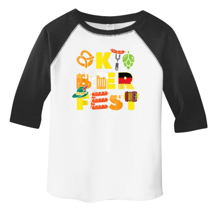 Oktoberfest German Things Cute Bavarian Festival Women Toddler Fine Jersey T-Shirt