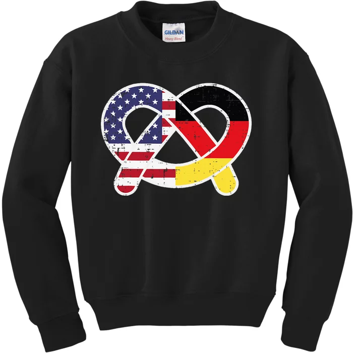 Oktoberfest German Us Flag Costume Kids Sweatshirt