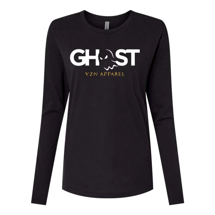 Original Ghost Vzn Womens Cotton Relaxed Long Sleeve T-Shirt