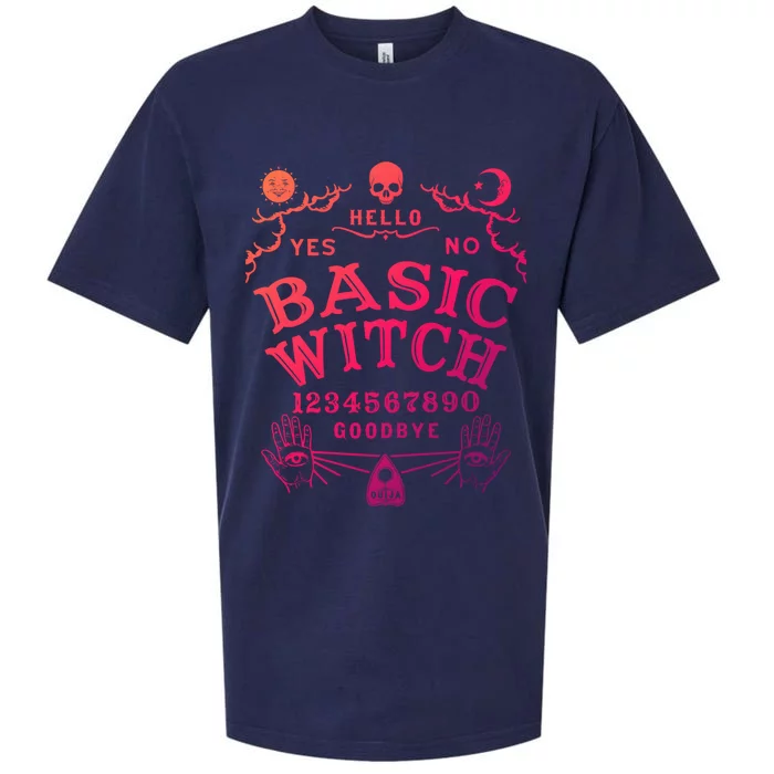 Occult Gothic Witchcraft Wiccan Ouija Board Basic Witch Gift Sueded Cloud Jersey T-Shirt