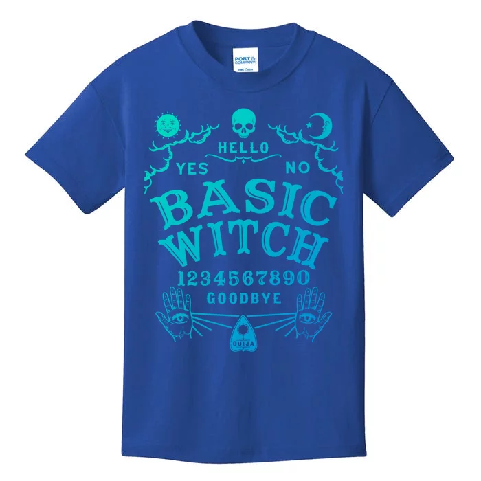 Occult Gothic Witchcraft Wiccan Ouija Board Basic Witch Gift Kids T-Shirt