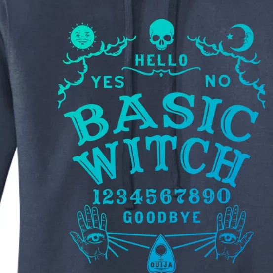 Occult Gothic Witchcraft Wiccan Ouija Board Basic Witch Gift Women's Pullover Hoodie