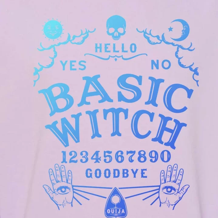 Occult Gothic Witchcraft Wiccan Ouija Board Basic Witch Gift Garment-Dyed Sweatshirt