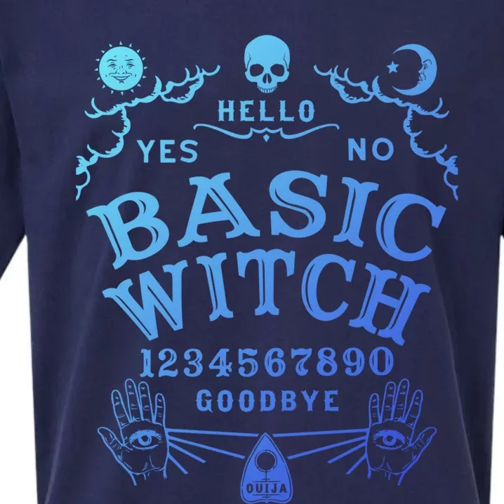 Occult Gothic Witchcraft Wiccan Ouija Board Basic Witch Gift Sueded Cloud Jersey T-Shirt