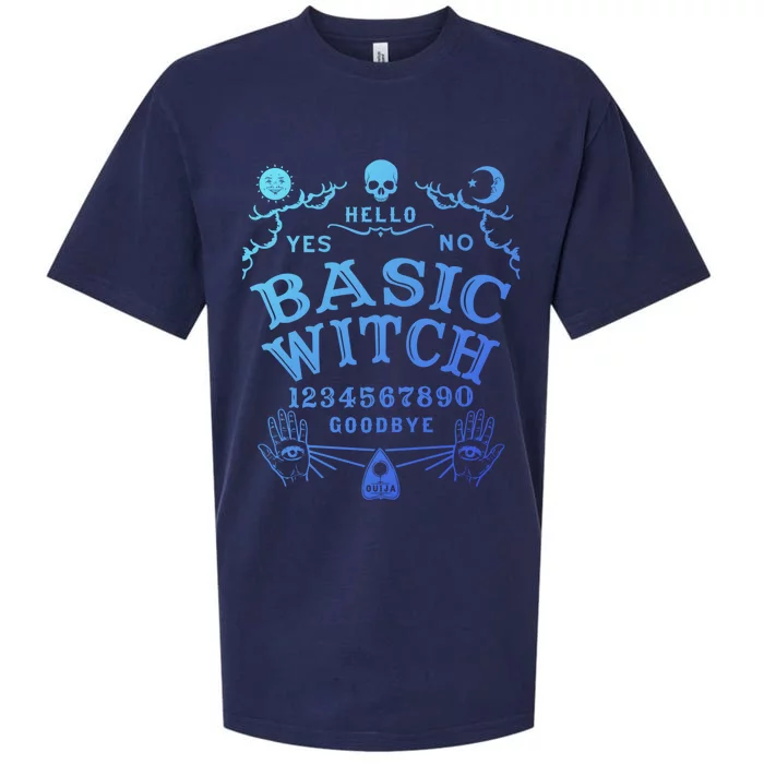 Occult Gothic Witchcraft Wiccan Ouija Board Basic Witch Gift Sueded Cloud Jersey T-Shirt