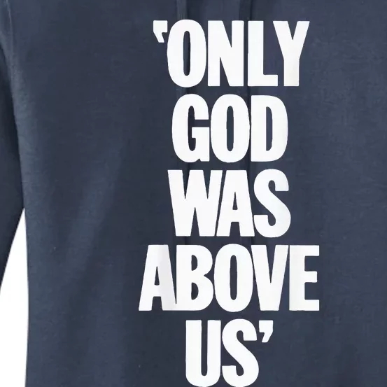 Only God Was Above Us Black Women's Pullover Hoodie