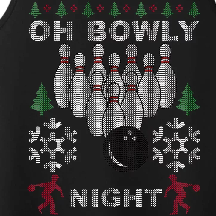 Oh Bowly Night Ugly Christmas Performance Tank