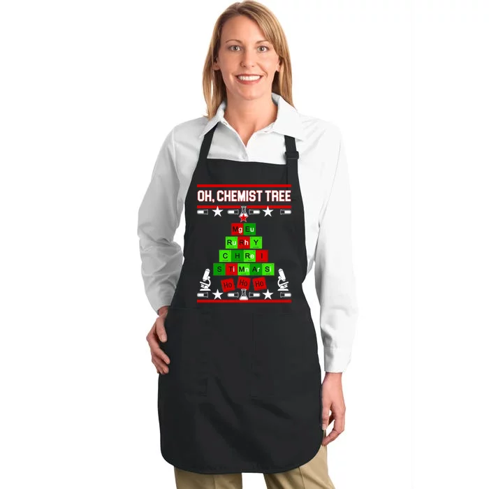 Oh Chemist Tree Full-Length Apron With Pocket