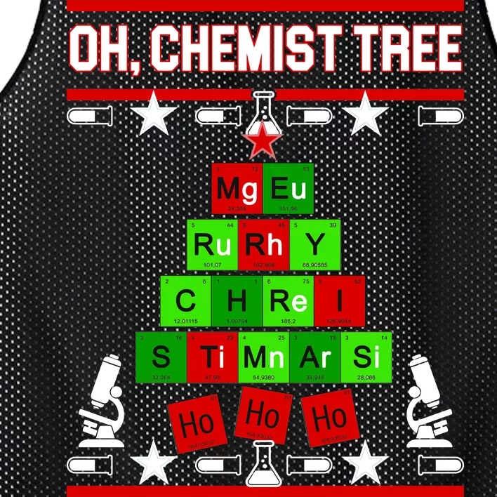 Oh Chemist Tree Mesh Reversible Basketball Jersey Tank