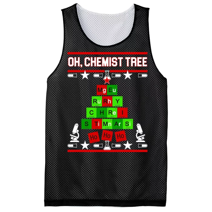 Oh Chemist Tree Mesh Reversible Basketball Jersey Tank