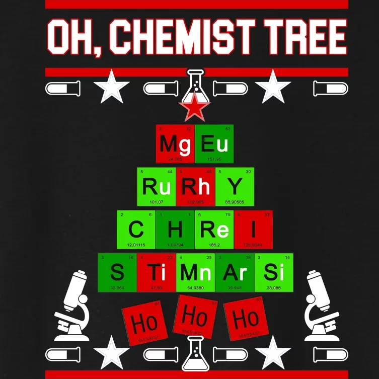 Oh Chemist Tree Women's Crop Top Tee