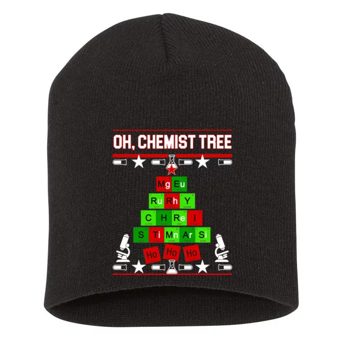 Oh Chemist Tree Short Acrylic Beanie