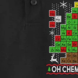 Oh Chemist Tree Ugly Christmas Sweater Dry Zone Grid Performance Polo