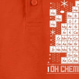 Oh Chemistry Tree Chemist Ugly Christmas Sweater Dry Zone Grid Performance Polo