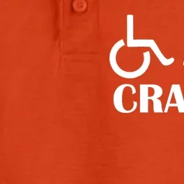 Oh Crap Wheel Chair Fail Dry Zone Grid Performance Polo