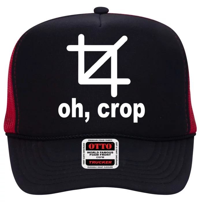 Oh Crop Math Geek High Crown Mesh Trucker Hat