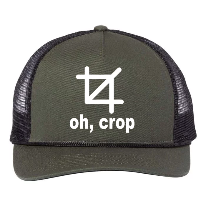 Oh Crop Math Geek Retro Rope Trucker Hat Cap