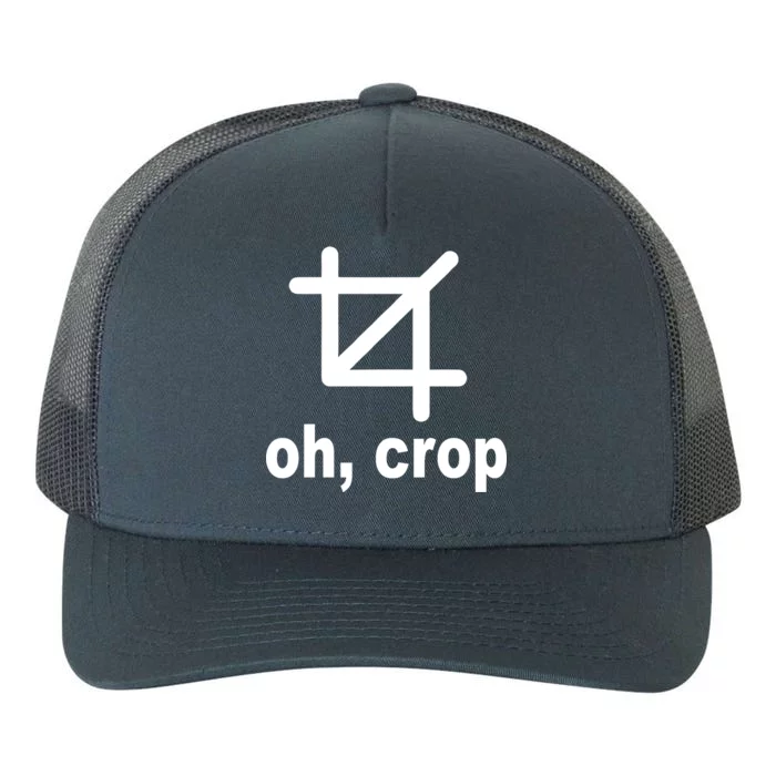 Oh Crop Math Geek Yupoong Adult 5-Panel Trucker Hat