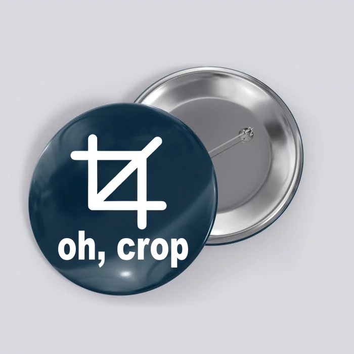 Oh Crop Math Geek Button