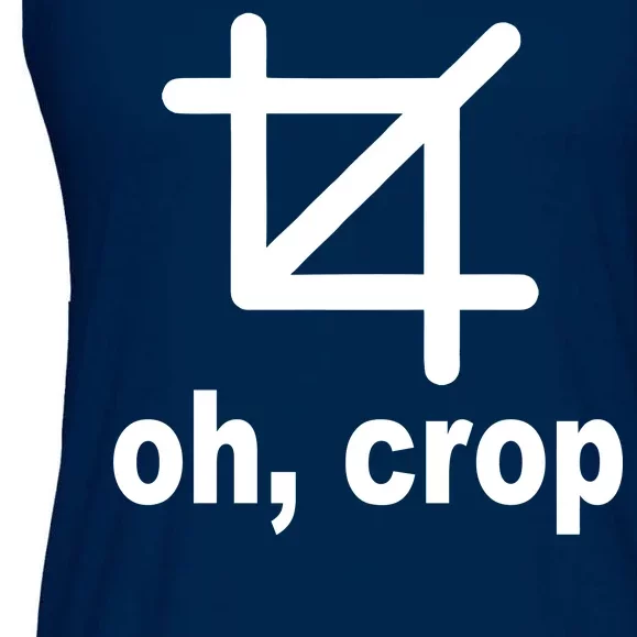 Oh Crop Math Geek Ladies Essential Flowy Tank