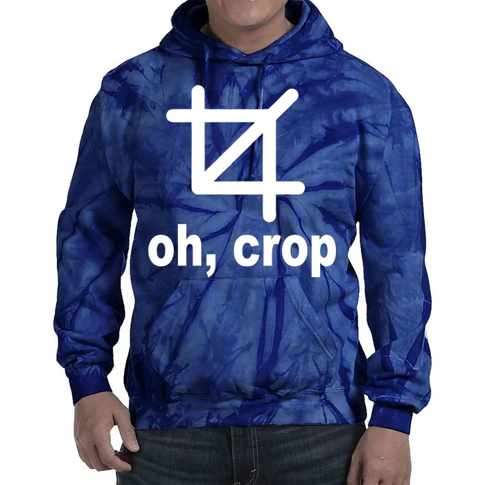 Oh Crop Math Geek Tie Dye Hoodie