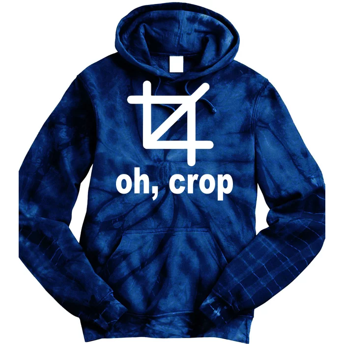 Oh Crop Math Geek Tie Dye Hoodie