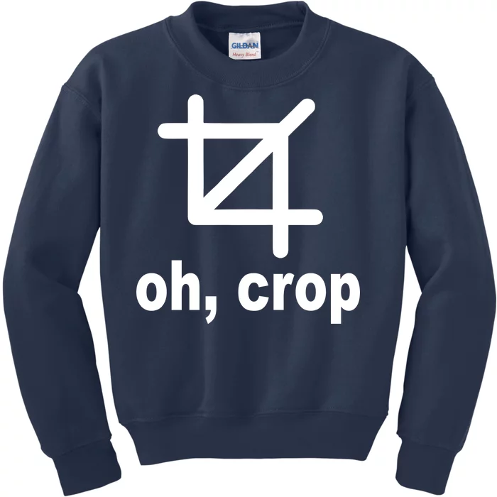 Oh Crop Math Geek Kids Sweatshirt