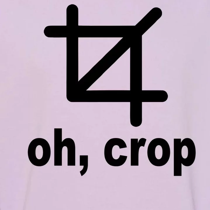 Oh Crop Math Geek Garment-Dyed Sweatshirt