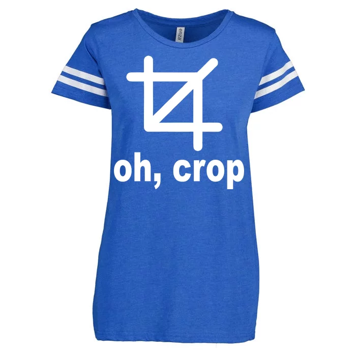 Oh Crop Math Geek Enza Ladies Jersey Football T-Shirt