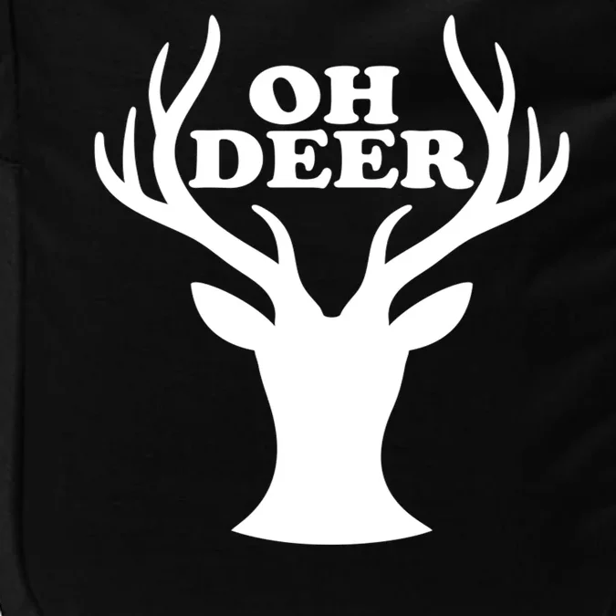 Oh Deer Funny Christmas Impact Tech Backpack