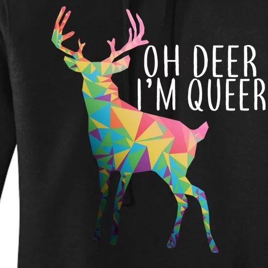 Oh Deer I'm Queer Women's Pullover Hoodie