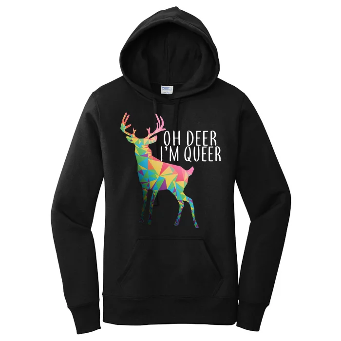 Oh Deer I'm Queer Women's Pullover Hoodie