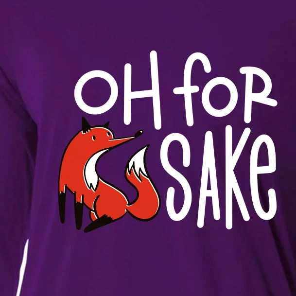 Oh For Fox Sake Cooling Performance Long Sleeve Crew