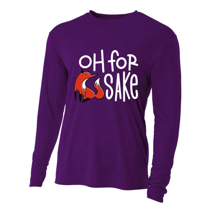 Oh For Fox Sake Cooling Performance Long Sleeve Crew