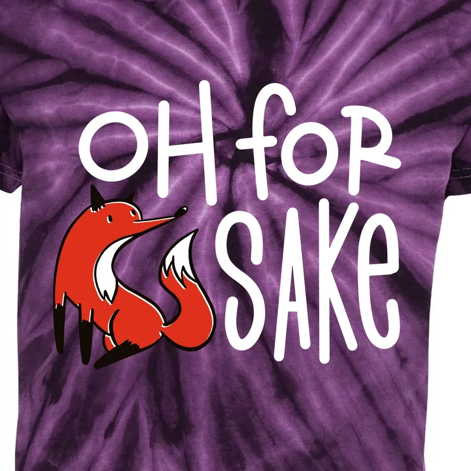 Oh For Fox Sake Kids Tie-Dye T-Shirt